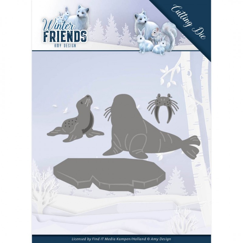 Amy Design – Winter Friends Dies – SET van 6 BLACK FRIDAY DEAL – MEGA AFPRIJZING!