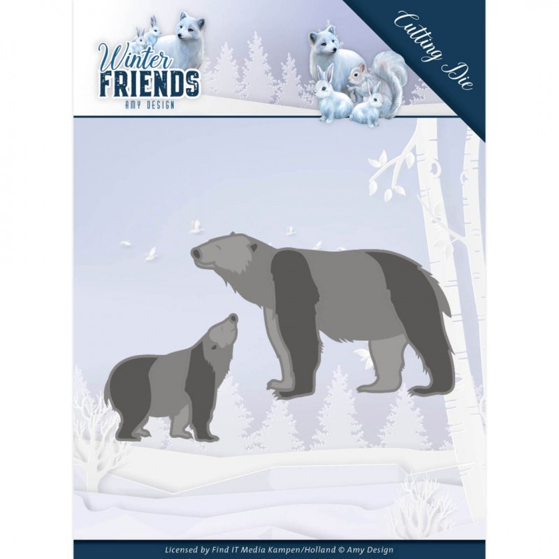 Amy Design – Winter Friends Dies – SET van 6 BLACK FRIDAY DEAL – MEGA AFPRIJZING!