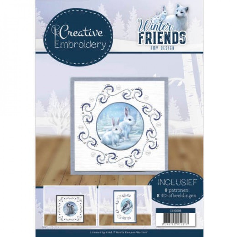 Livre 8 Creative Embroidery - Winter Friends de Amy Design
