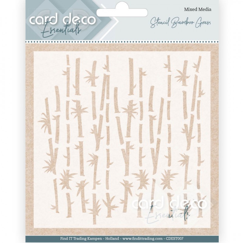 Bamboo Grass Stencil by Card Deco Essentials