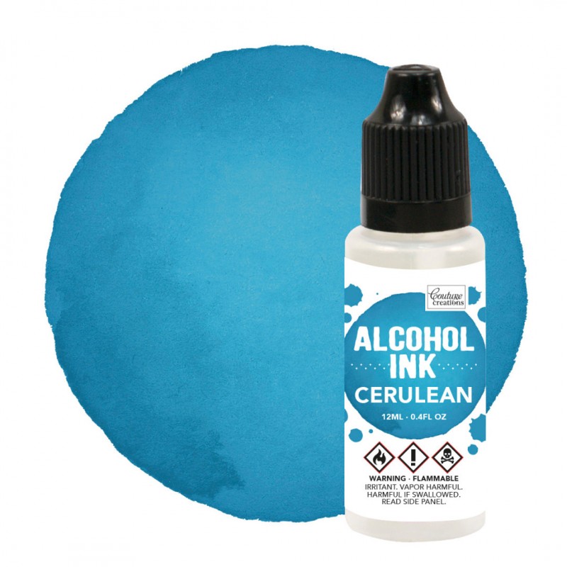 Bleu Sirène | Cerulean Encre d'alcool