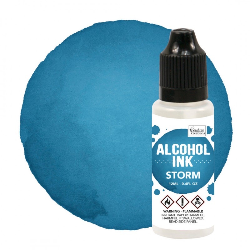 Bleu | Stream Storm Encre d'alcool