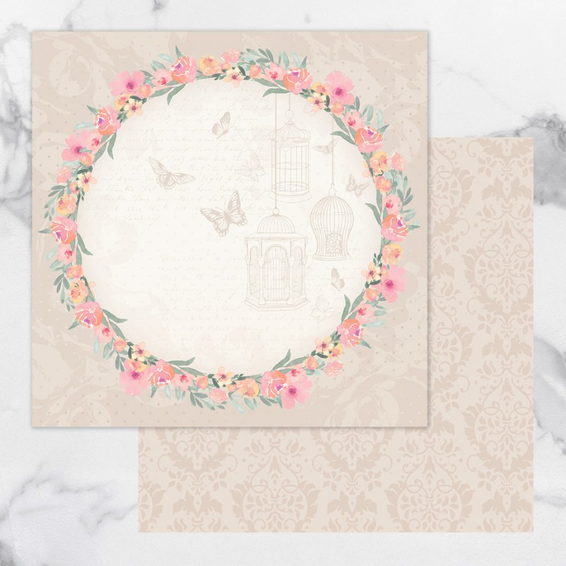 Nr. 2 Double Sided Patterned Papers Secret Love (5pc)