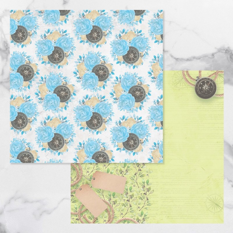 New Adventures Double Sided Patterned Papers 1 (5pc)