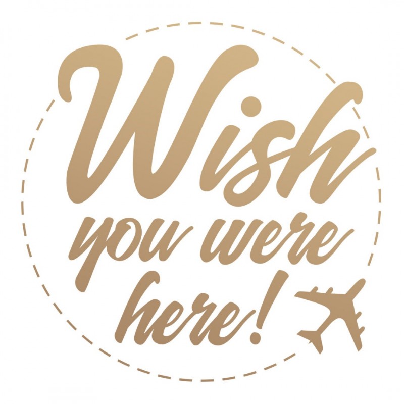 Wish You Were Here Mini Stamp (1pc)