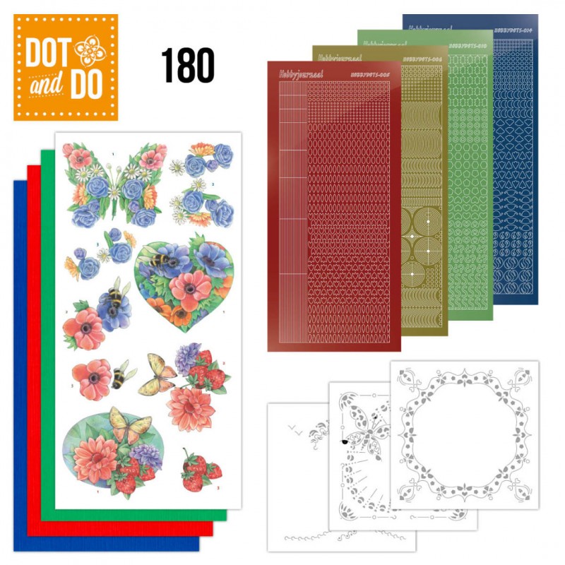Dot and Do 180 - Jeanines Art - Summer Flowers