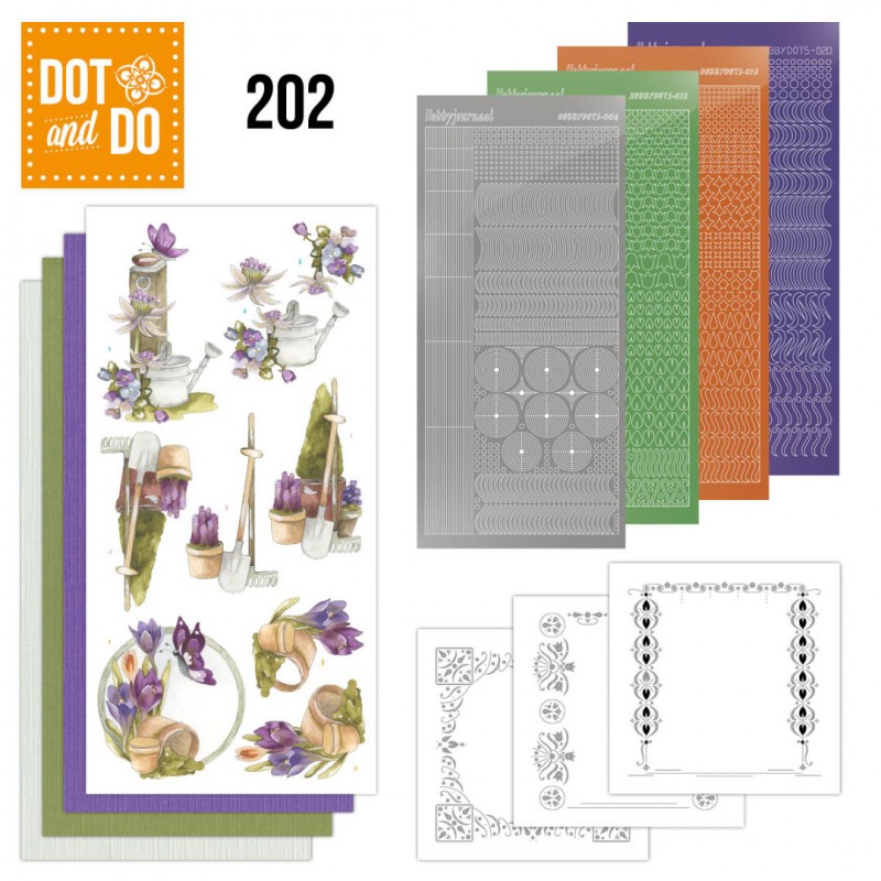 Nr. 202 Dot and Do Butterfly Beautiful Garden with Precious Marieke