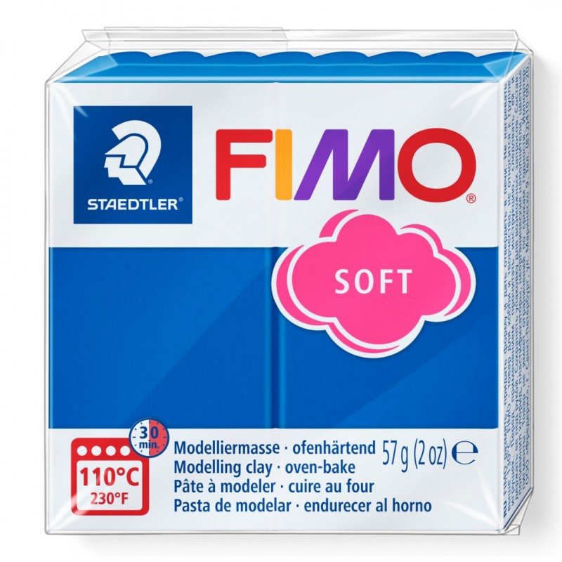 Mod. clay Fimo soft pacific blue 56 g
