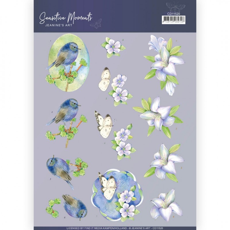 Lily 3D Cutting Sheet Sensitive Moments by Jeanine's Art