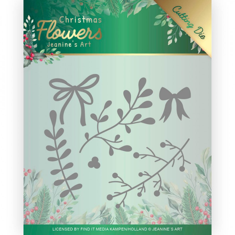 Mistletoe - Christmas Flowers Cutting Die by Jeanine's Art