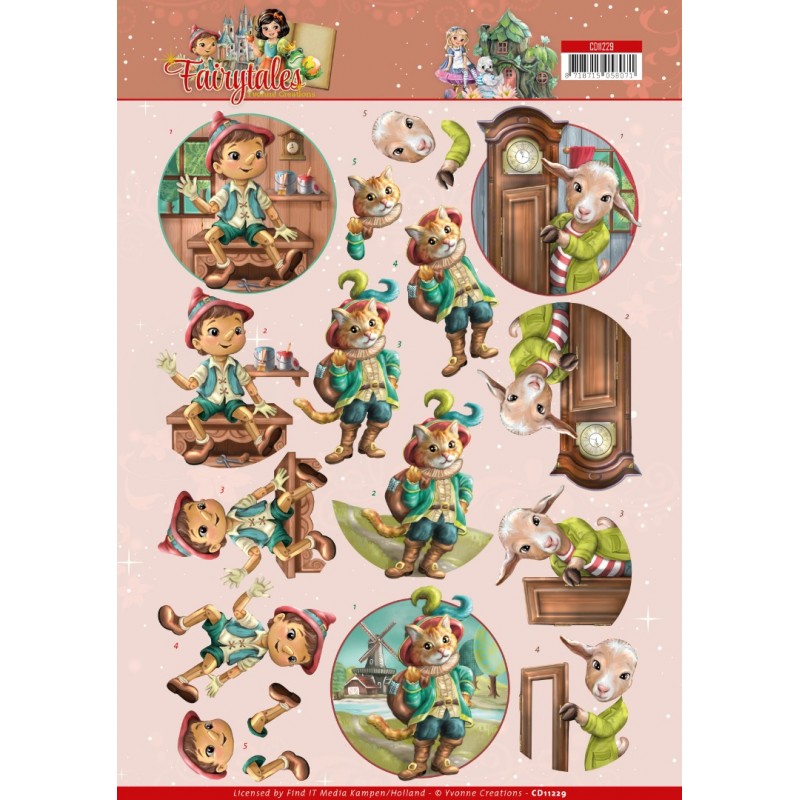 3D Cutting Sheet - Yvonne Creations - Living in a Fairytale