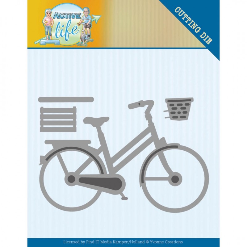 Bicycle Active Life Cutting Die by Yvonne Creations 