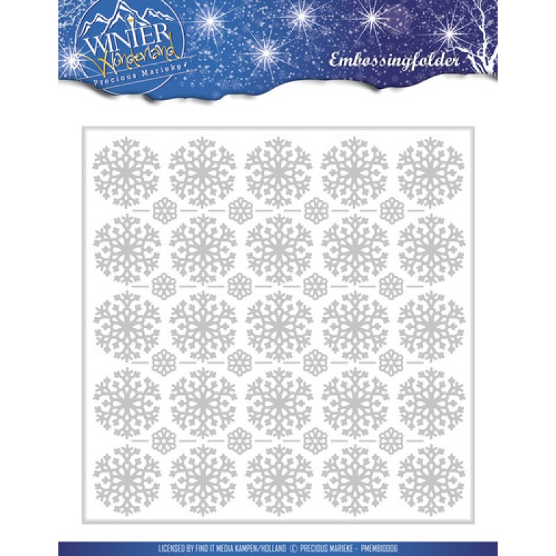  Winter Wonderland - Embossing Folder - Precious Marieke