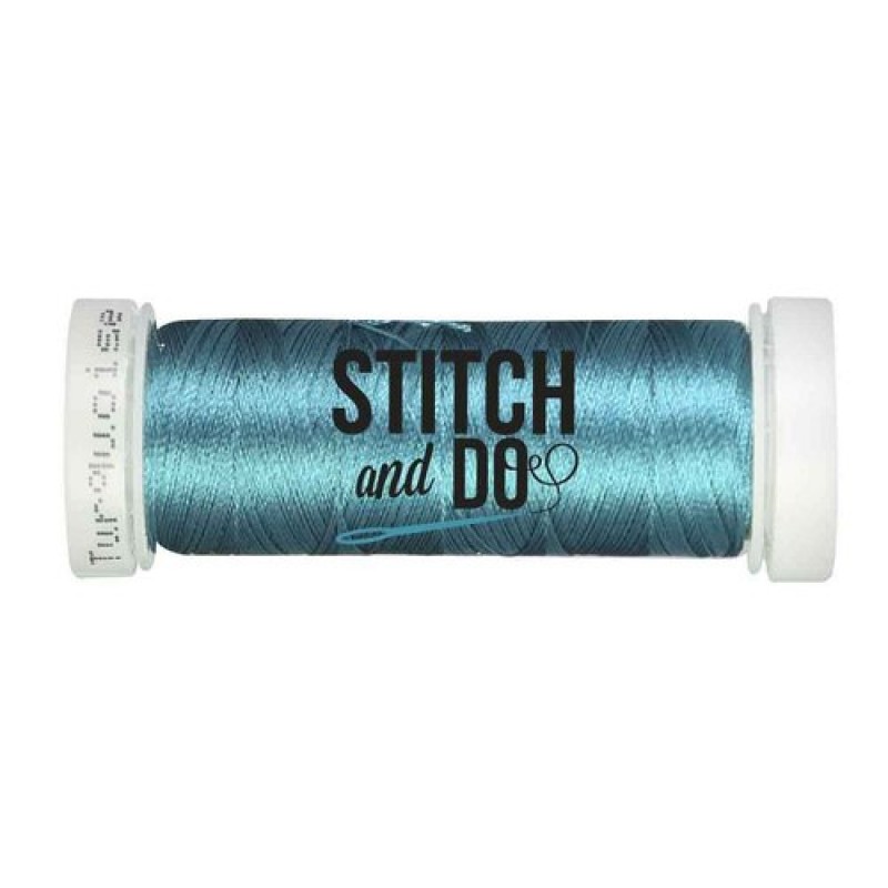 Turquoise Linnen Garen Stitch & Do