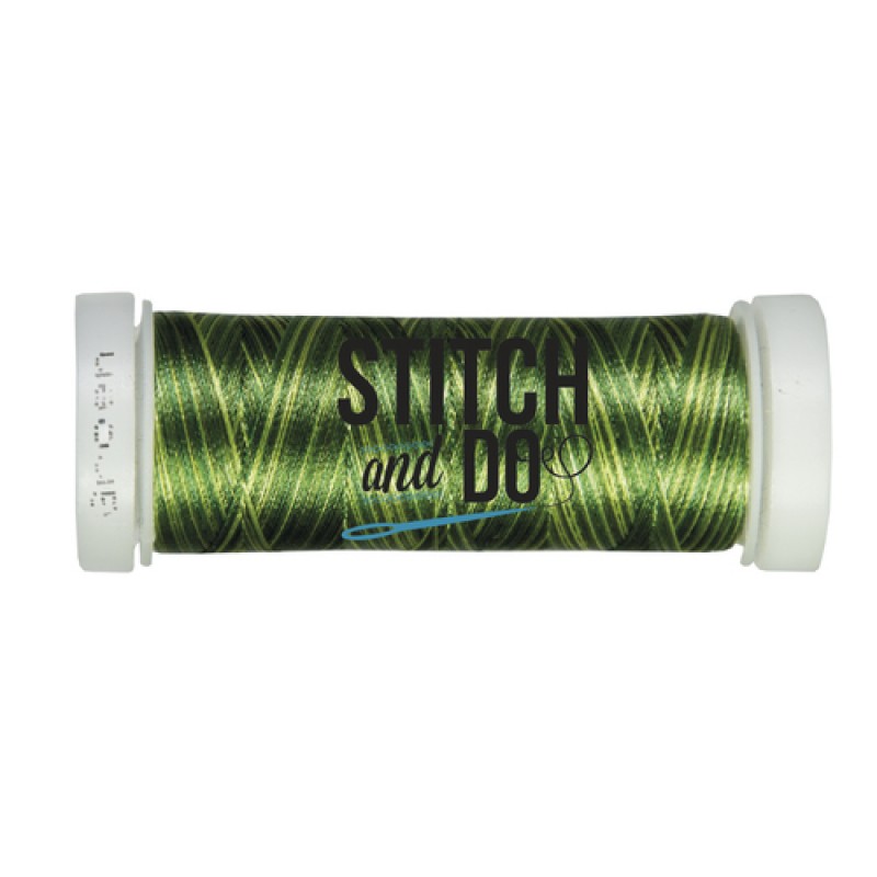 Groen Gemêleerd Garen Stitch & Do