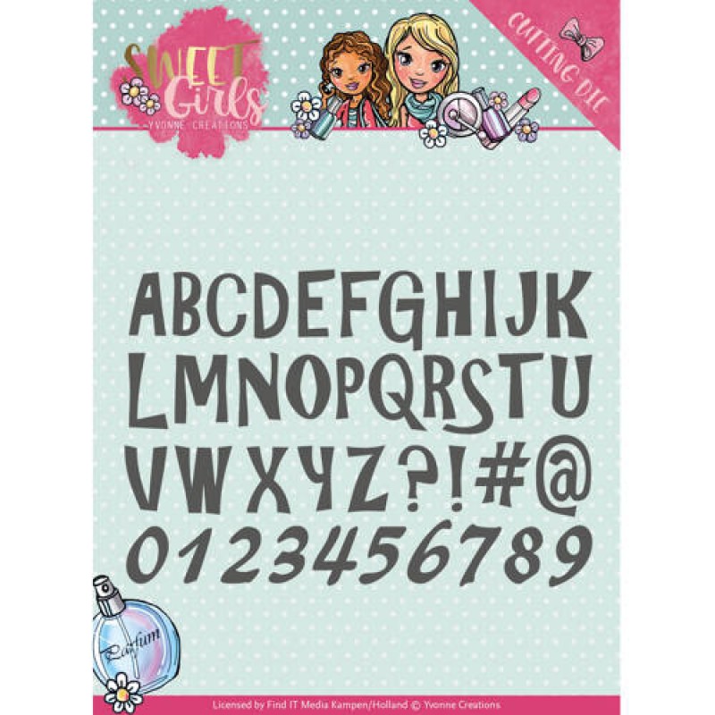 Lovely Alphabet - Sweet Girls - Snijmal - Yvonne Creations
