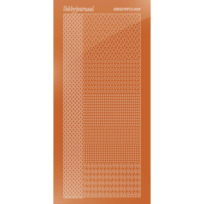 Hobbydots sticker - Mirror - Copper