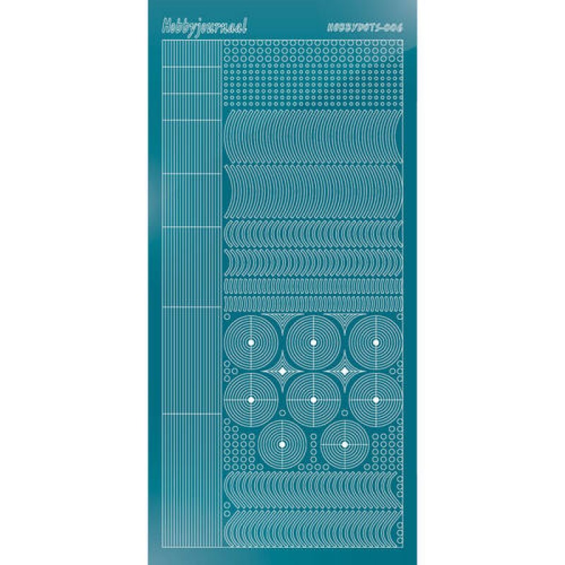 Hobbydots sticker - Mirror - Turquoise