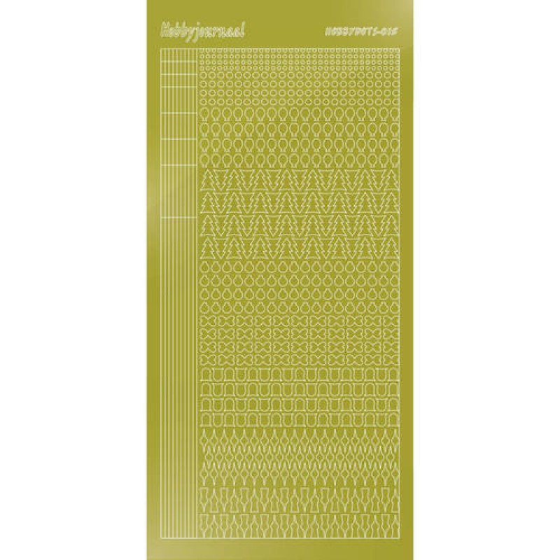 Hobbydots sticker - Mirror - Yellow