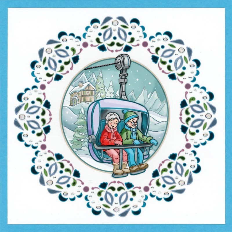 Creative Hobbydots 33 - Yvonne Creations -  Funky Nanna -Nordic Winter