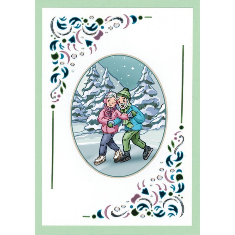 Creative Hobbydots 33 - Yvonne Creations -  Funky Nanna -Nordic Winter