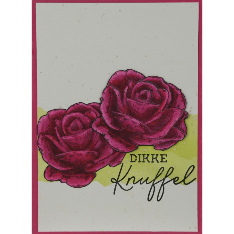 Card Deco Essentials Clear Stamps - Rose