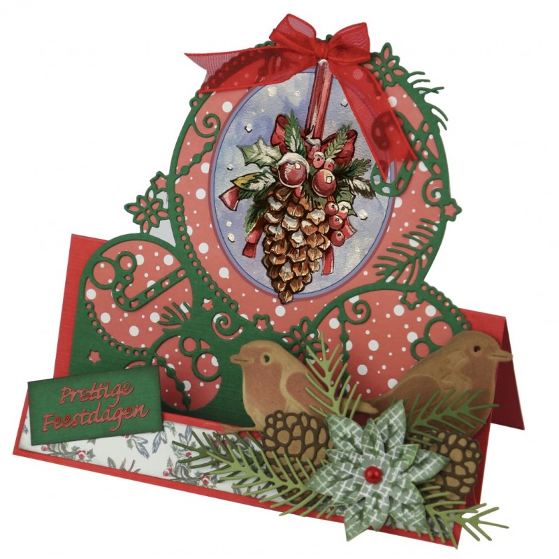 3D Cutting Sheet - Yvonne Creations - Christmas Miracle - Pinecone