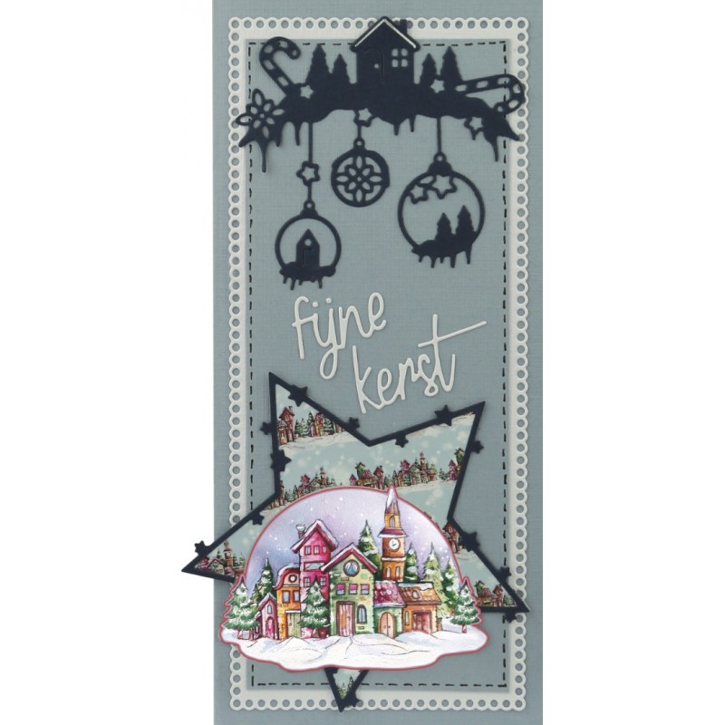 3D Push Out - Yvonne Creations - Christmas Miracle - House