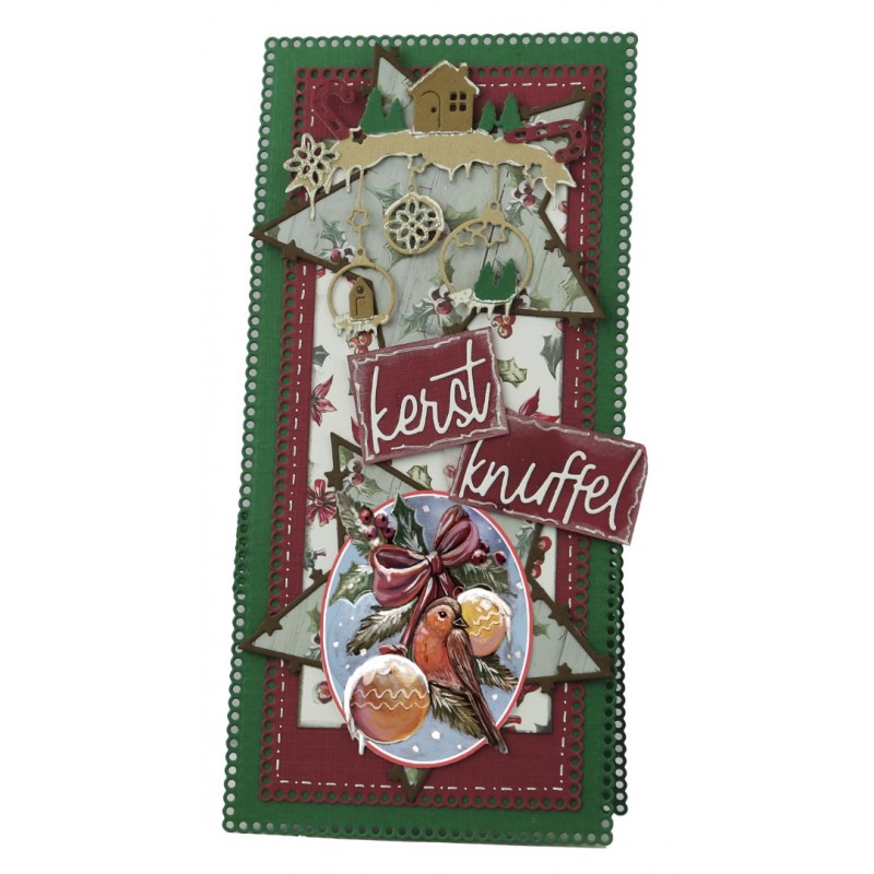 3D Push Out - Yvonne Creations - Christmas Miracle - Bird
