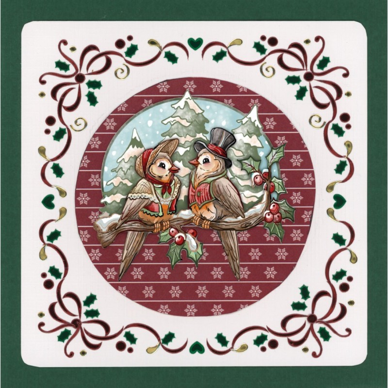 3D Push Out - Yvonne Creations - The Wonder of Christmas - Wonderful Birds