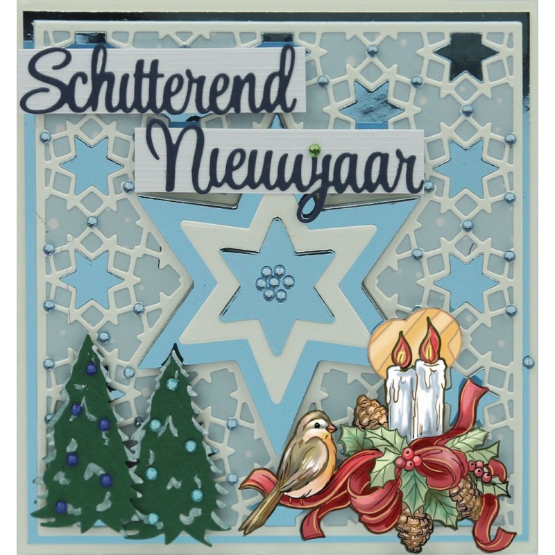 3D Cutting Sheet - Yvonne Creations - The Wonder of Christmas - Wonderful Candles
