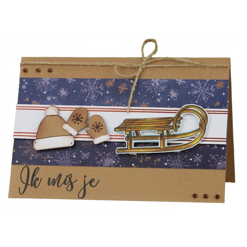 Card Deco Essentials Clear Stamps - Sledge