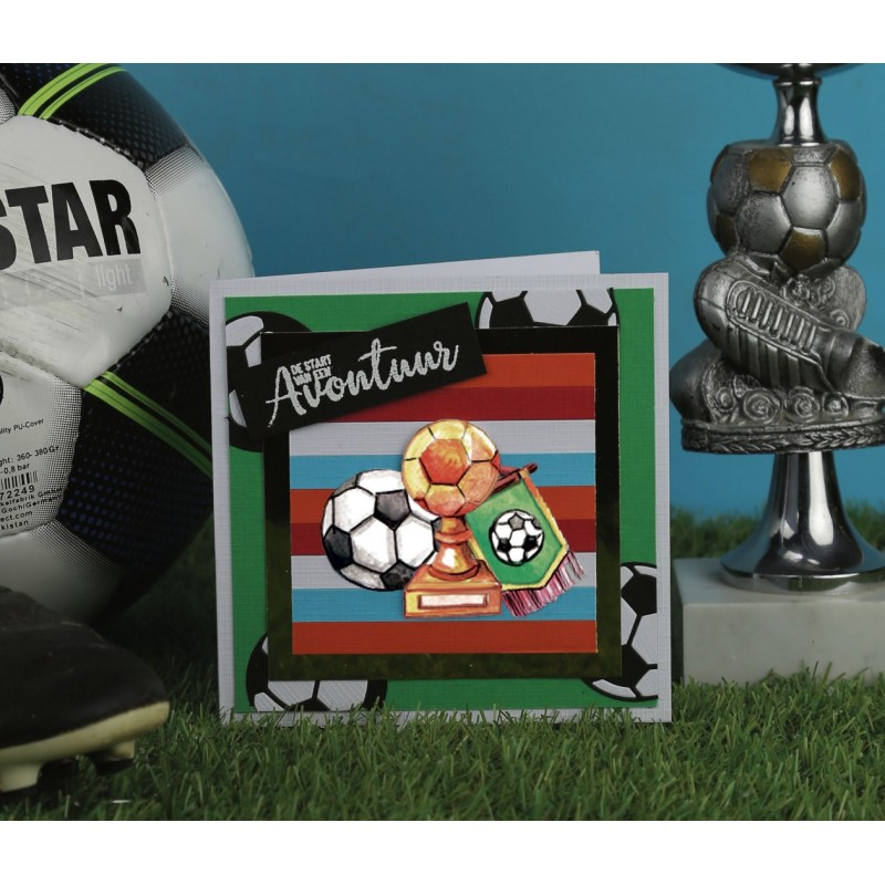 3D Cutting Sheet - Yvonne Creations - Soccer Parts