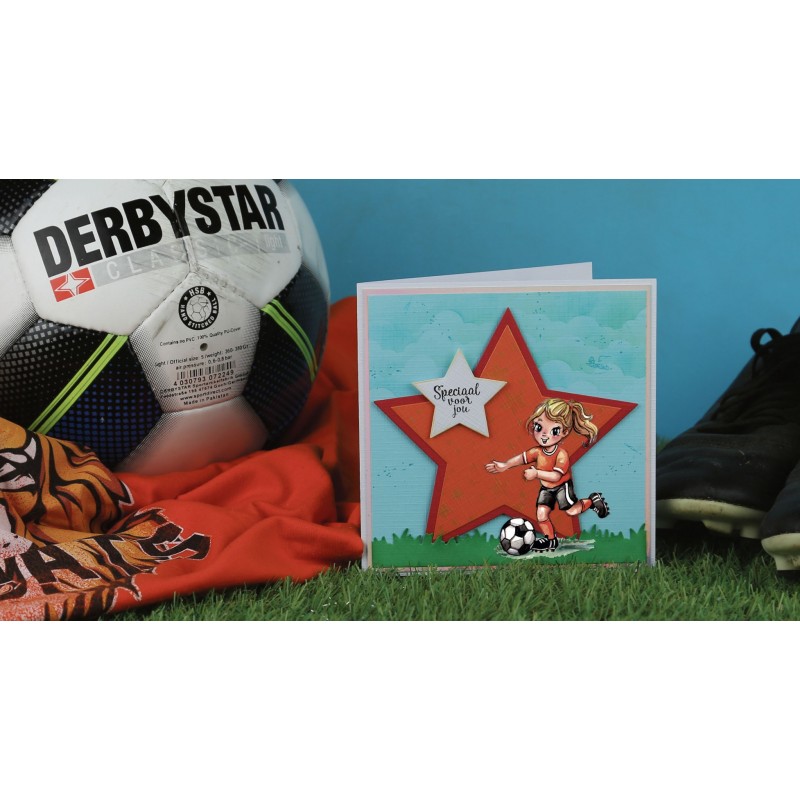 3D Cutting Sheet - Yvonne Creations - Soccer Players