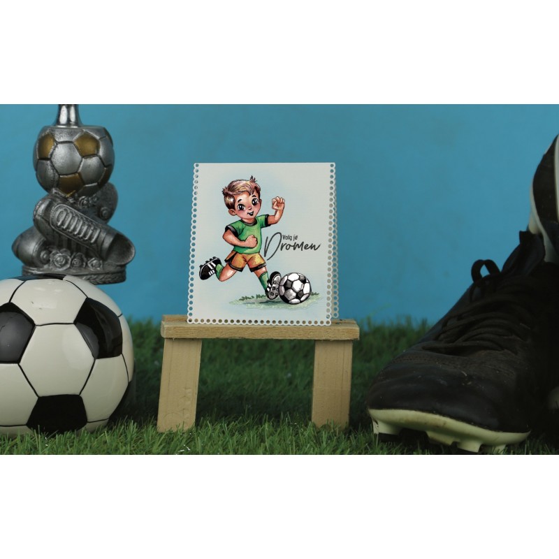 3D Cutting Sheet - Yvonne Creations - Soccer Players