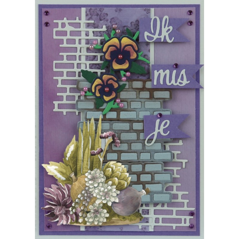 3D Cutting Sheet - Precious Marieke - Purple Passion - Pumpkin Passion