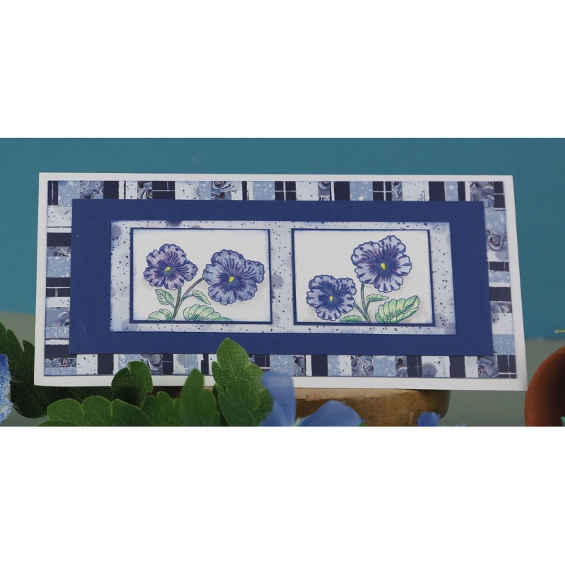 Card Deco Essentials Clear Stamps - Pansy
