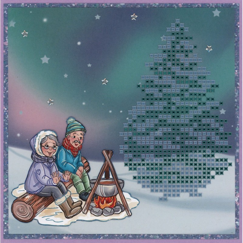 3D Cutting Sheet - Yvonne Creations - Funky Nanna – Nordic Winter - Cosy Together
