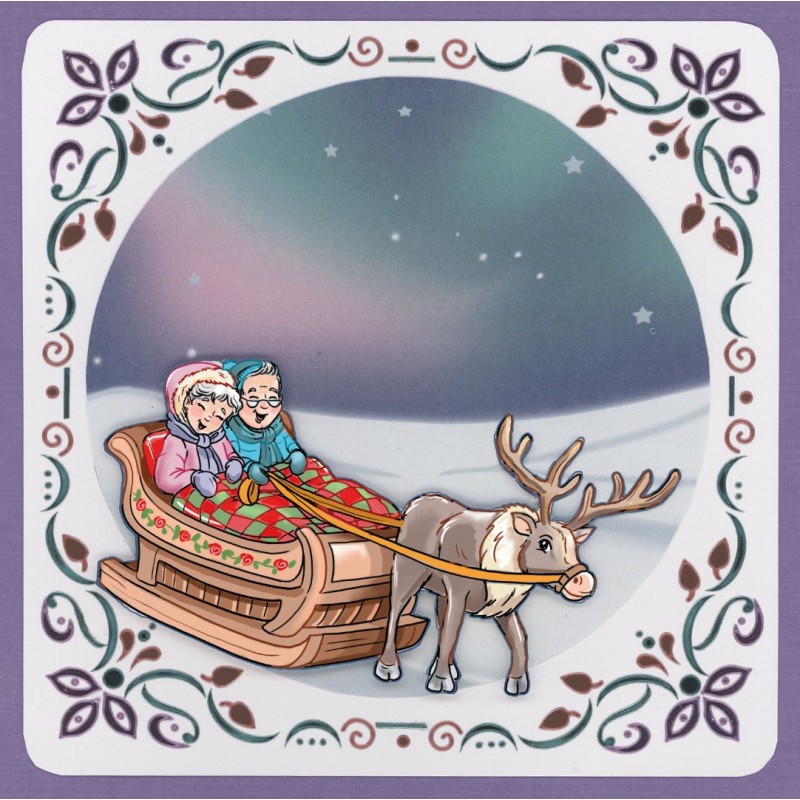 3D Push Out - Yvonne Creations - Funky Nanna – Nordic Winter - On the go