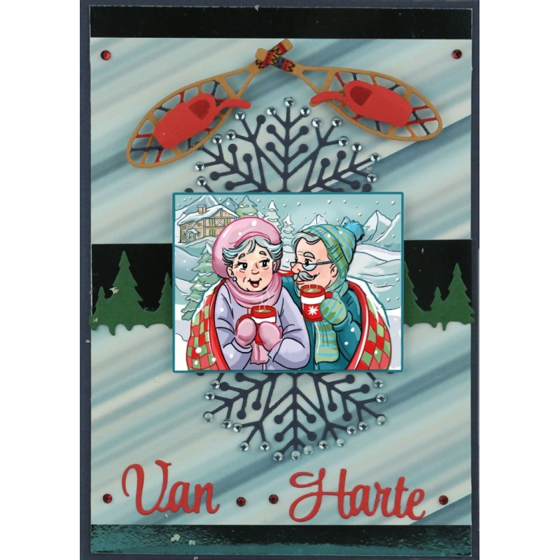Dies - Yvonne Creations - Funky Nanna – Nordic Winter - Nordic Stars