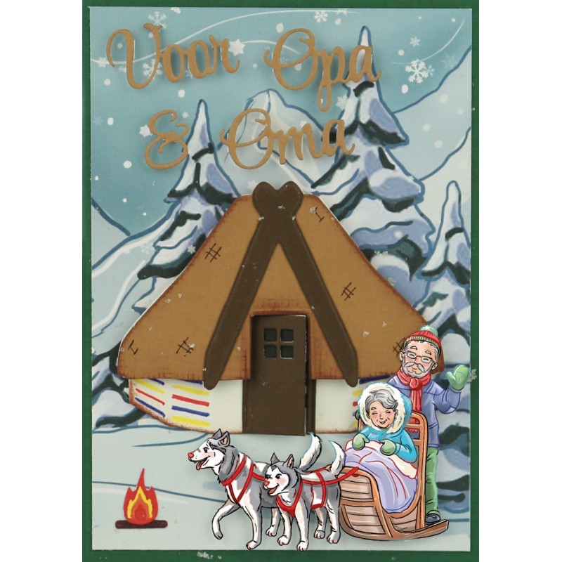 Dies - Yvonne Creations - Funky Nanna – Nordic Winter - Nordic Shelter