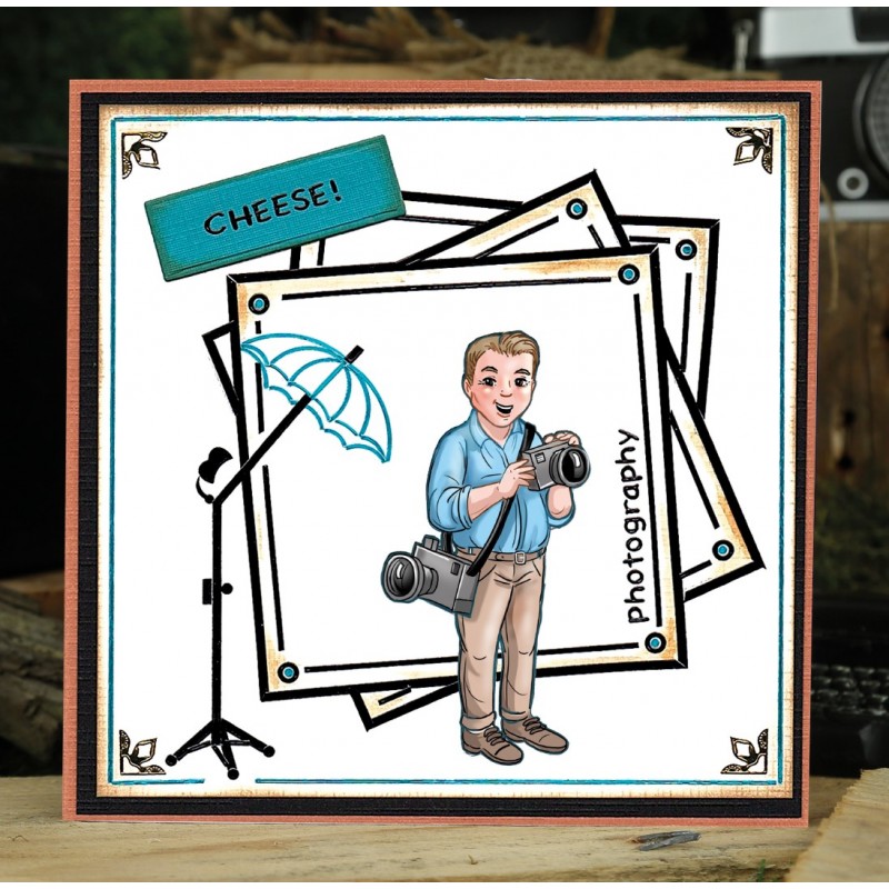 3D Cutting Sheet - Yvonne Creations - Big Guys - Back in Time - Picture