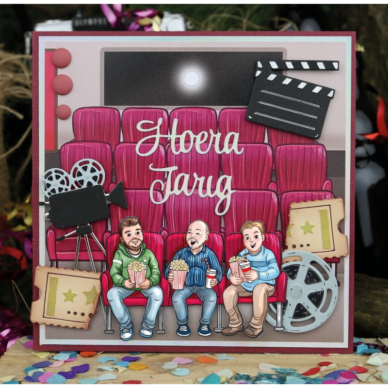 3D Cutting Sheet - Yvonne Creations - Big Guys - Back in Time - Movie