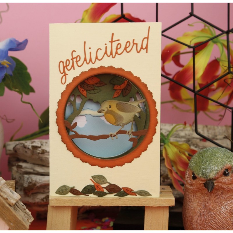 Card Deco Essentials - Build a Scene Dies - Bird in the Forest