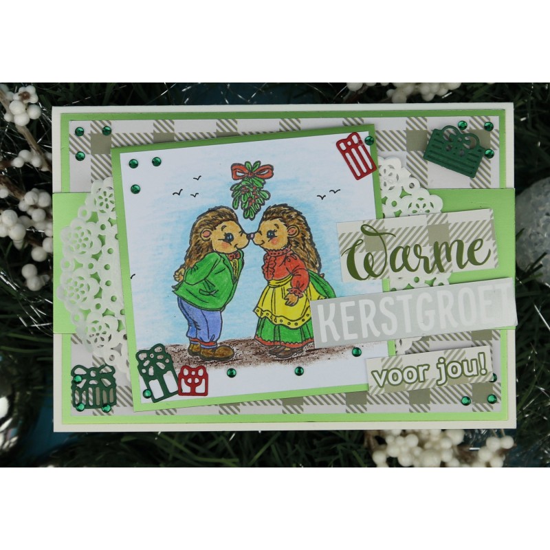 Card Deco Essentials Clear Stamps - Christmas love