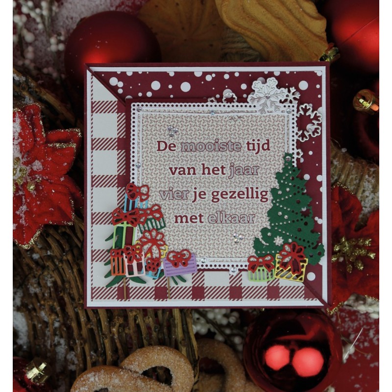 Dies -Yvonne Creations - A Gift for Christmas - Christmas Gift Frame