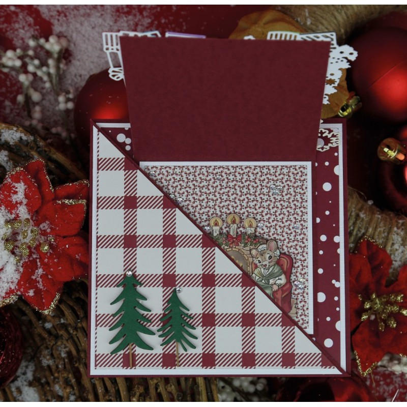 Dies -Yvonne Creations - A Gift for Christmas - Christmas Gift Frame