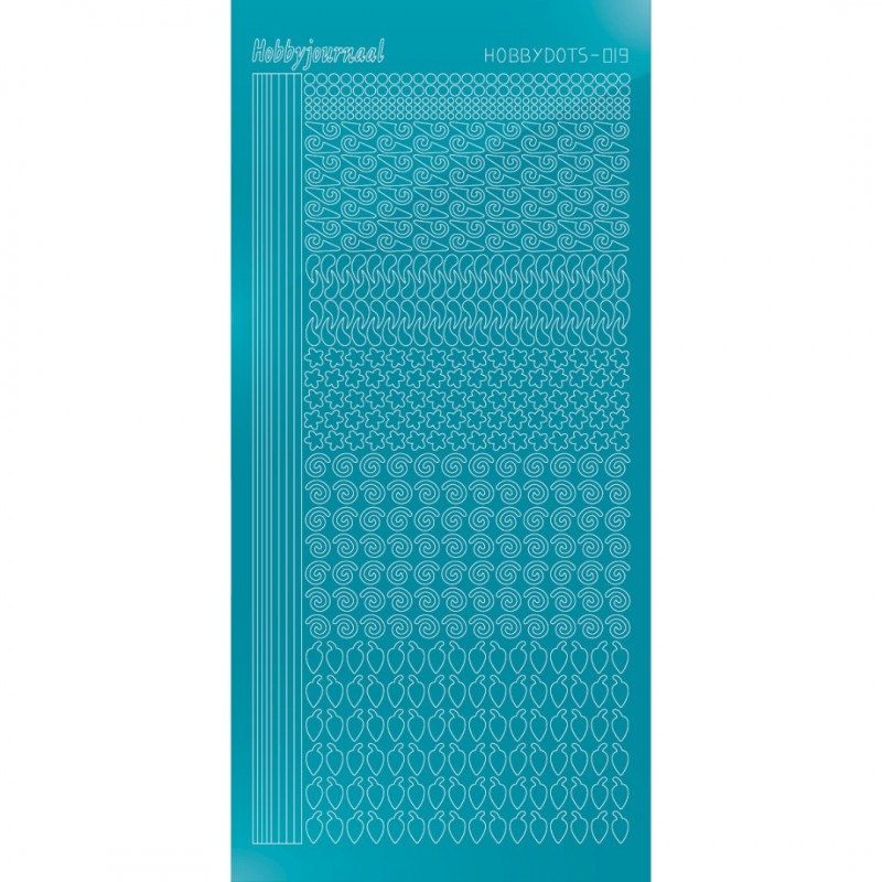 Hobbydots sticker 19 - Mirror Azure Blue