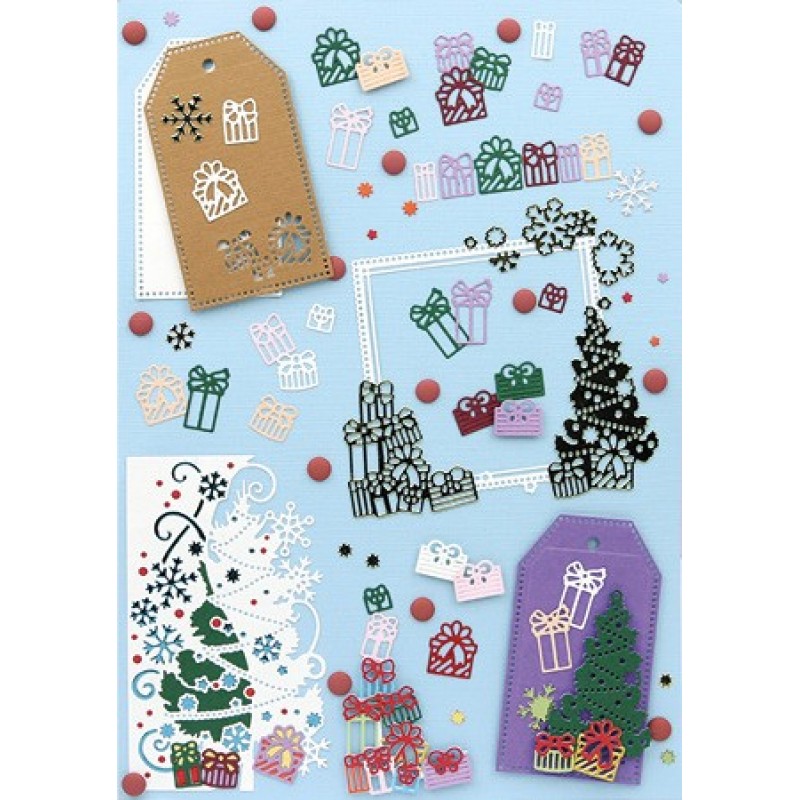 Dies -Yvonne Creations - A Gift for Christmas - Christmas Gift Label