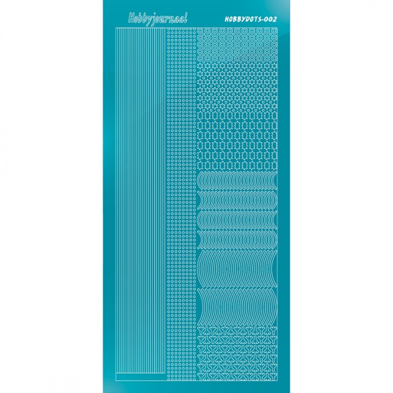 Hobbydots sticker 02 - Mirror Azure Blue